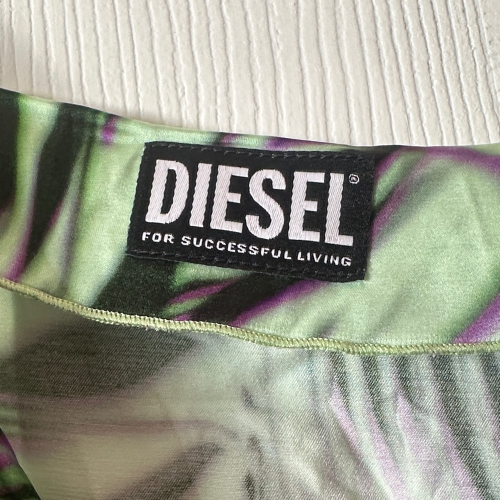Diesel Vibrant Green and Purple fairy dress NWOTS - Picture 3 of 8